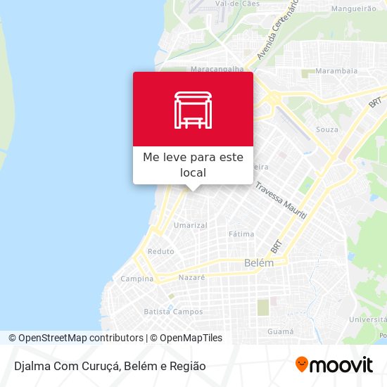 Djalma Com Curuçá mapa