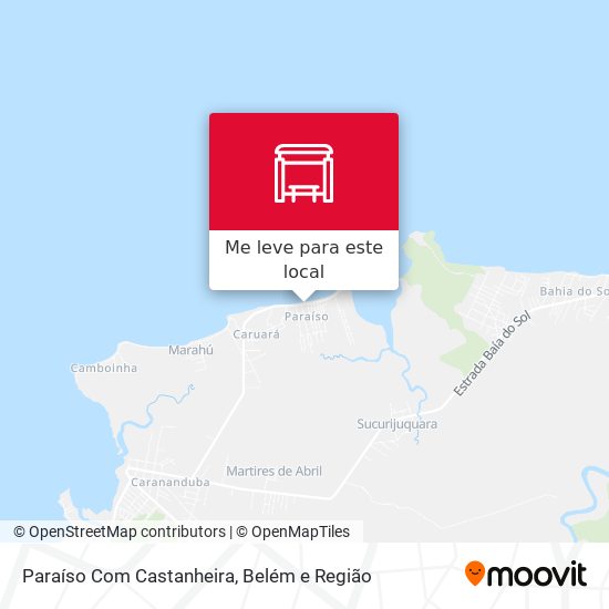 Paraíso Com Castanheira mapa