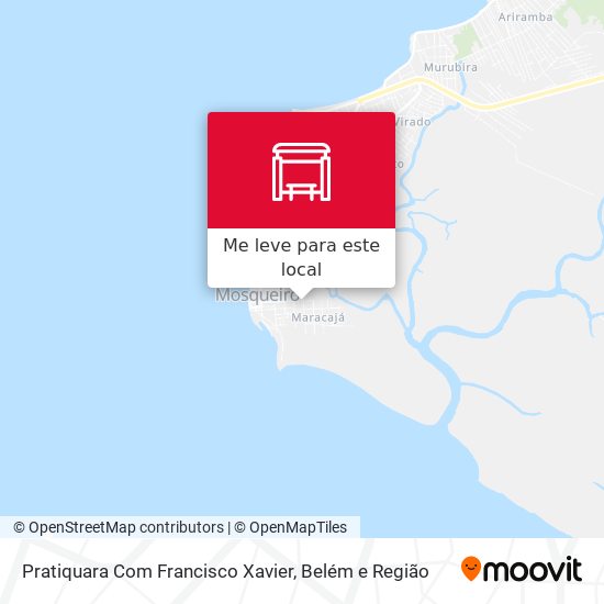 Pratiquara Com Francisco Xavier mapa