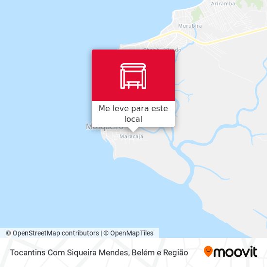 Tocantins Com Siqueira Mendes mapa