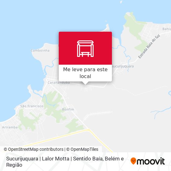 Sucurijuquara | Lalor Motta | Sentido Baía mapa