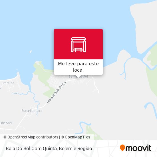 Baía Do Sol Com Quinta mapa