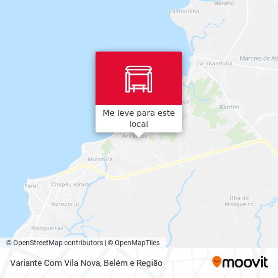 Variante Com Vila Nova mapa