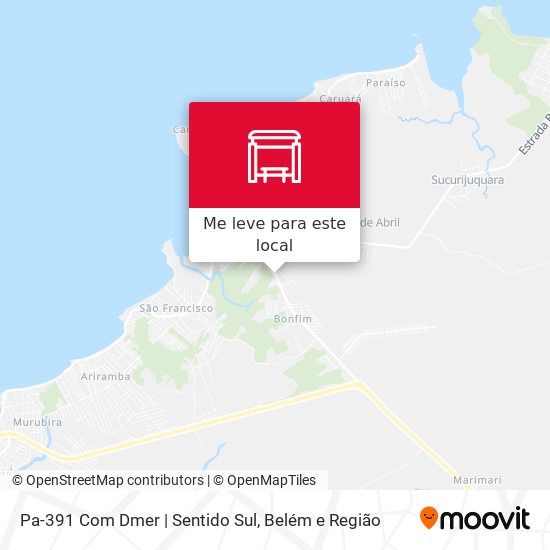 Pa-391 Com Dmer | Sentido Sul mapa