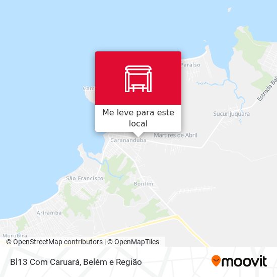 Bl13 Com Caruará mapa