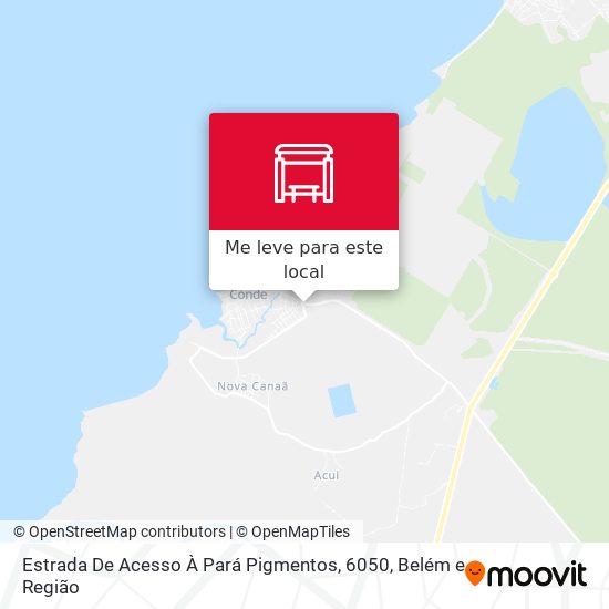 Estrada De Acesso À Pará Pigmentos, 6050 mapa