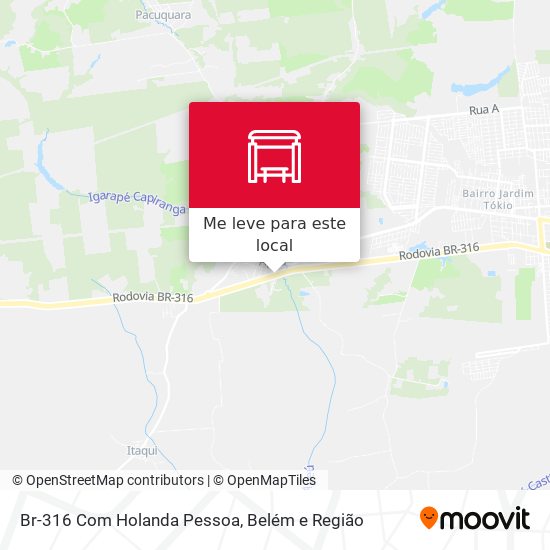 Br-316 Com Holanda Pessoa mapa