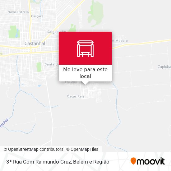 3ª Rua Com Raimundo Cruz mapa