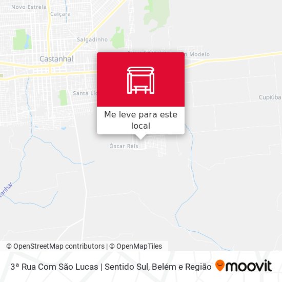 3ª Rua Com São Lucas | Sentido Sul mapa