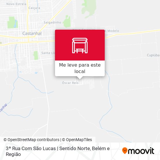 3ª Rua Com São Lucas | Sentido Norte mapa