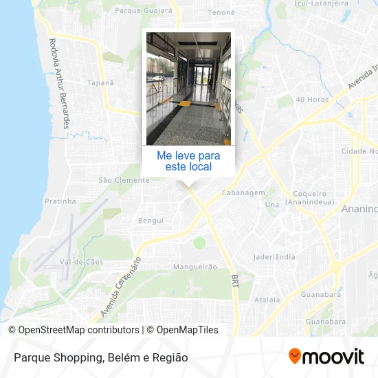 Parque Shopping mapa