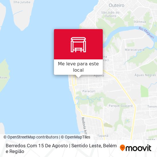 Berredos Com 15 De Agosto | Sentido Leste mapa