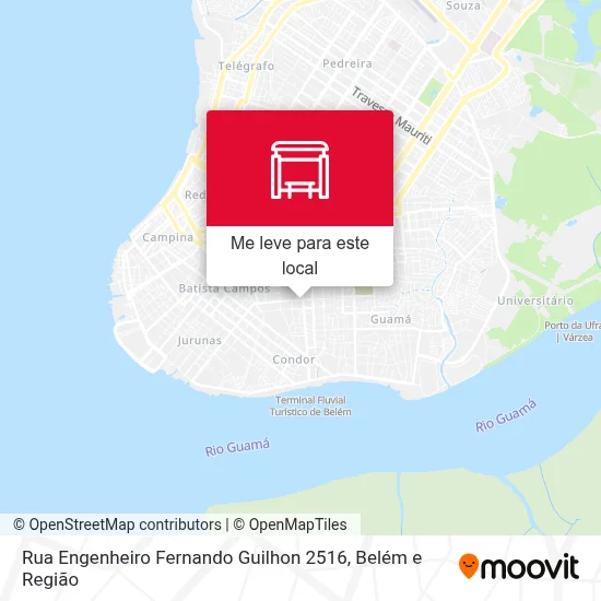 Rua Engenheiro Fernando Guilhon 2516 mapa