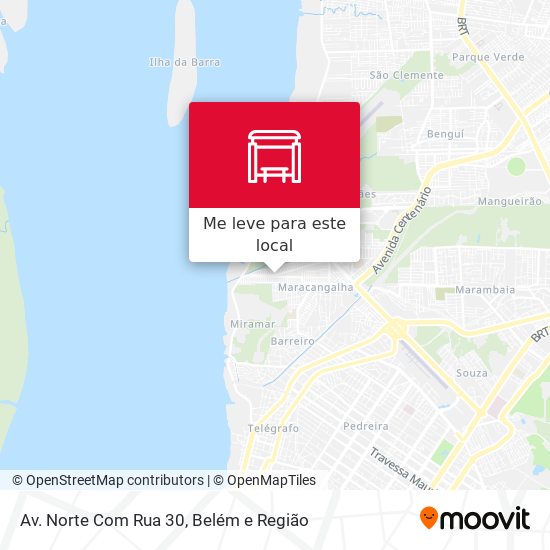 Av. Norte Com Rua 30 mapa