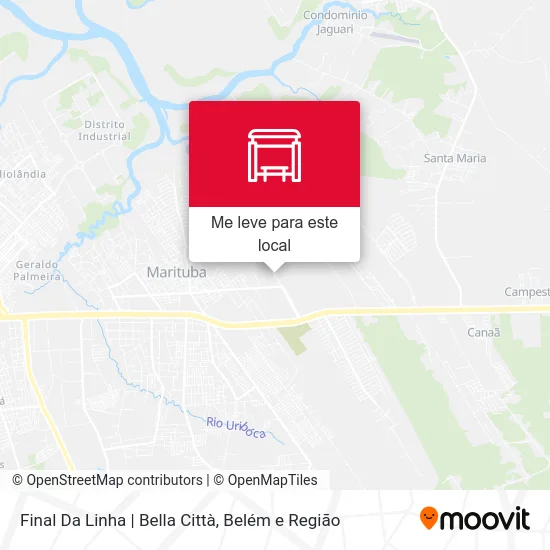 Final Da Linha | Bella Città mapa