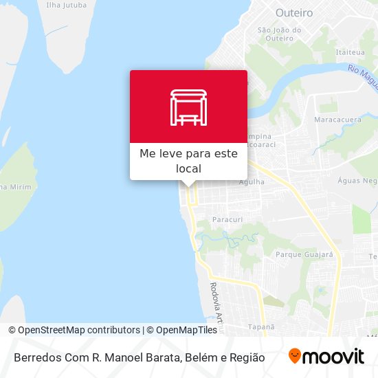 Berredos Com R. Manoel Barata mapa