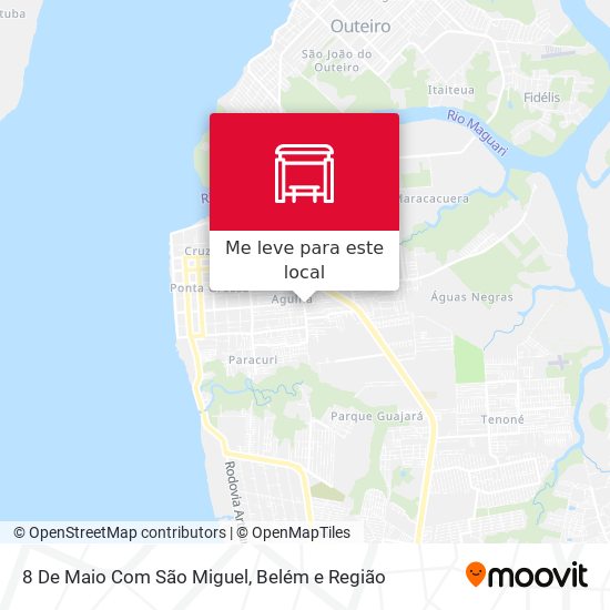 8 De Maio Com São Miguel mapa