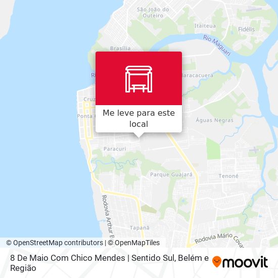 8 De Maio Com Chico Mendes | Sentido Sul mapa