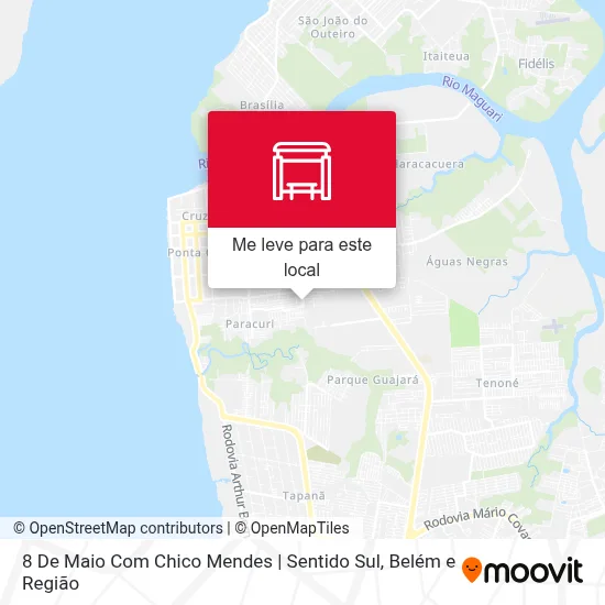 8 De Maio Com Chico Mendes | Sentido Sul mapa