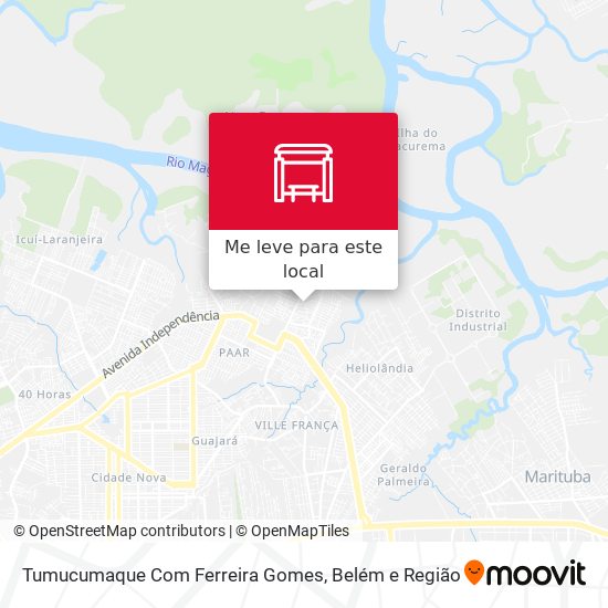 Tumucumaque Com Ferreira Gomes mapa
