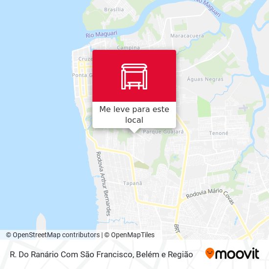 R. Do Ranário Com São Francisco mapa
