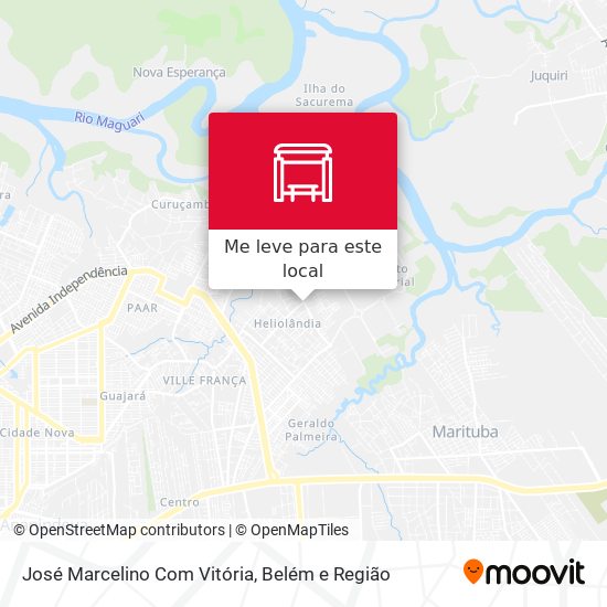 José Marcelino Com Vitória mapa