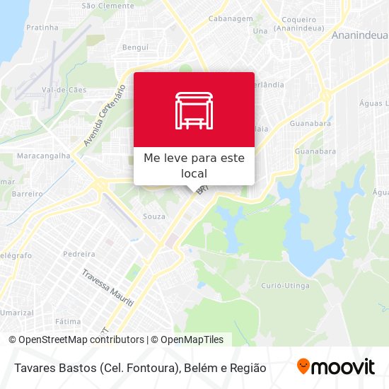 Tavares Bastos (Cel. Fontoura) mapa