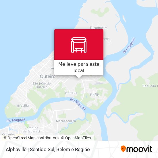 Alphaville | Sentido Sul mapa