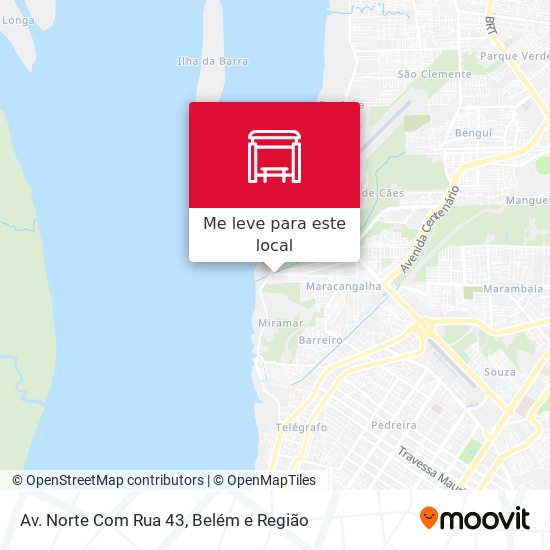 Av. Norte Com Rua 43 mapa