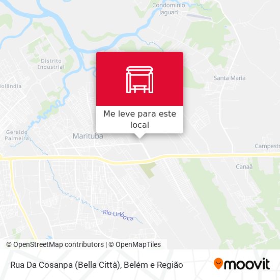 Rua Da Cosanpa (Bella Città) mapa