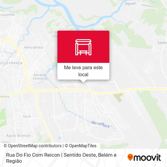 Rua Do Fio Com Reicon | Sentido Oeste mapa