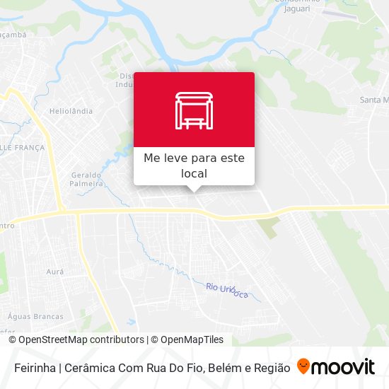 Feirinha | Cerâmica Com Rua Do Fio mapa