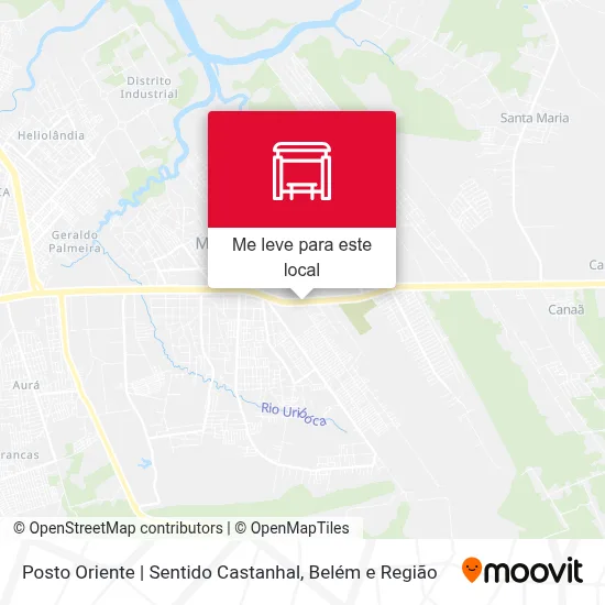 Posto Oriente | Sentido Castanhal mapa