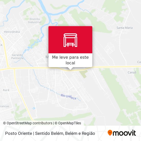Posto Oriente | Sentido Belém mapa