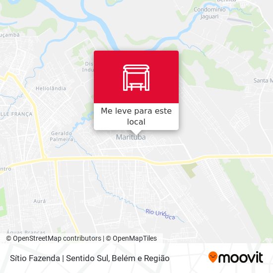 Sítio Fazenda | Sentido Sul mapa
