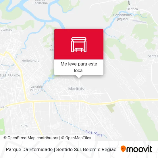 Parque Da Eternidade | Sentido Sul mapa