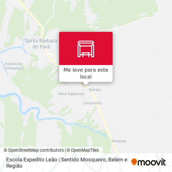 Escola Expedito Leão | Sentido Mosqueiro mapa