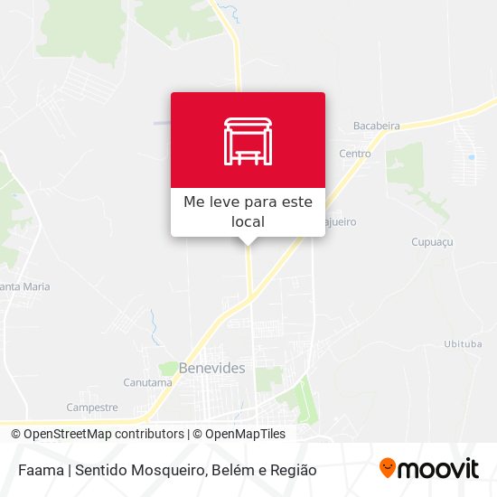 Faama | Sentido Mosqueiro mapa