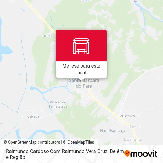 Raimundo Cardoso Com Raimundo Vera Cruz mapa