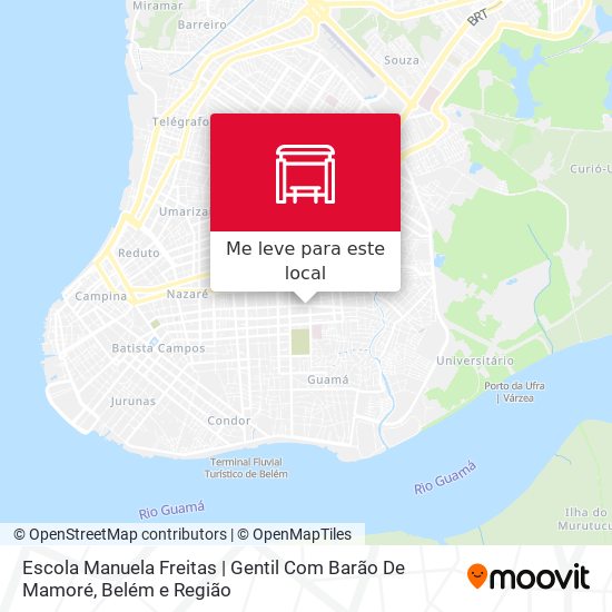 Escola Manuela Freitas | Gentil Com Barão De Mamoré mapa