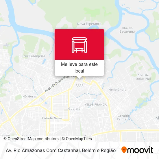 Av. Rio Amazonas Com Castanhal mapa