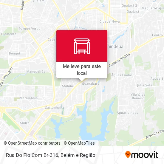 Rua Do Fio Com Br-316 mapa