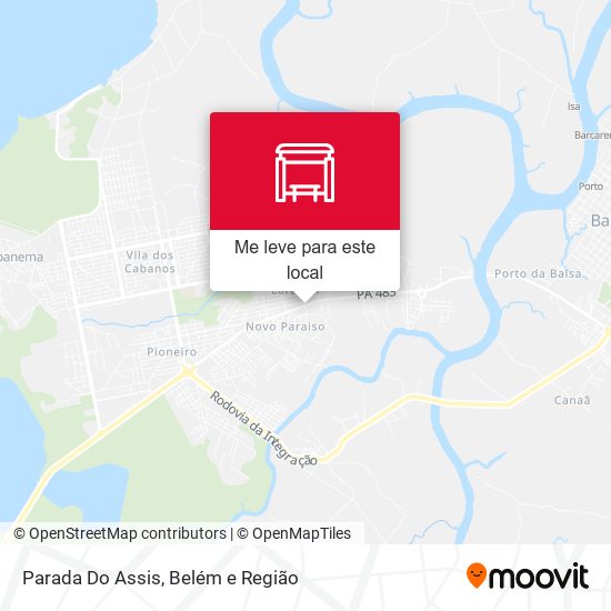 Parada Do Assis mapa
