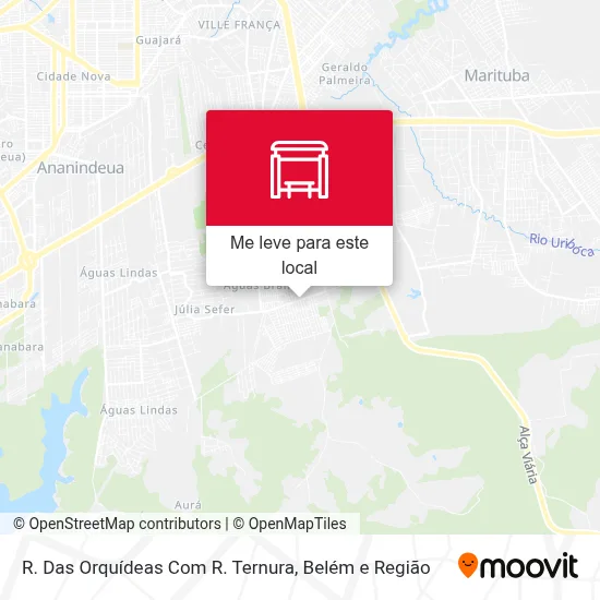 R. Das Orquídeas Com R. Ternura mapa
