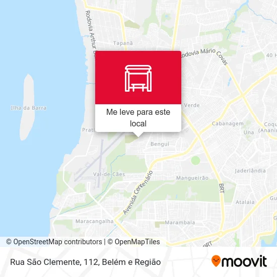 Rua São Clemente, 112 mapa