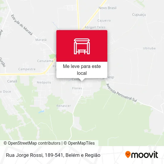 Rua Jorge Rossi, 189-541 mapa