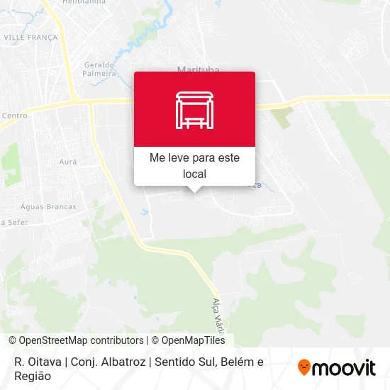 R. Oitava | Conj. Albatroz | Sentido Sul mapa