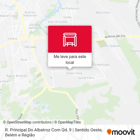 R. Principal Do Albatroz Com Qd. 9 | Sentido Oeste mapa
