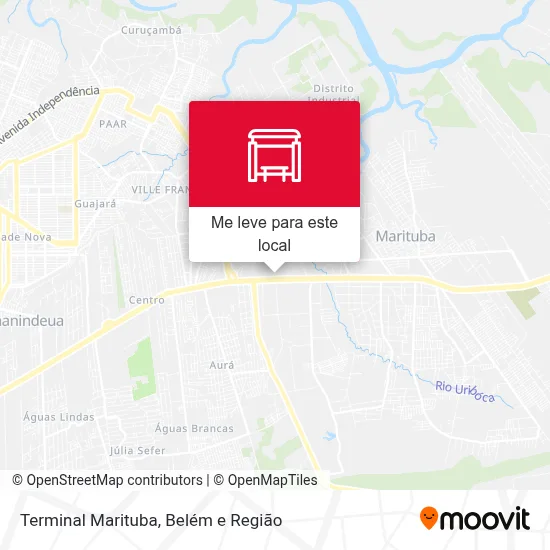 Terminal Marituba mapa