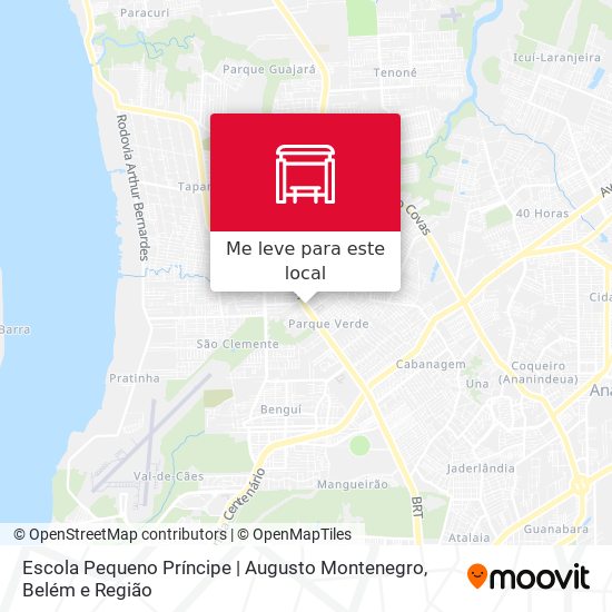 Escola Pequeno Príncipe | Augusto Montenegro mapa